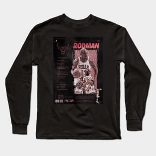 NBA - Dennis Rodman (The Worms) Long Sleeve T-Shirt